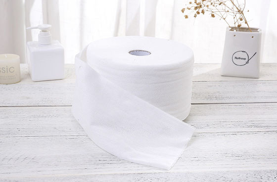 50g witte 100%Viscose Spunlace Niet-geweven Mesh Cotton Tissue, Gezichts Natte Handdoek, veegt af
