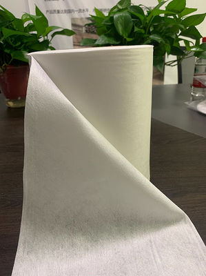 50g de witte Viscose en Polyester Niet-geweven Stof van Spunlace voor Katoenen Weefsel, Natte Stootkussens, veegt af