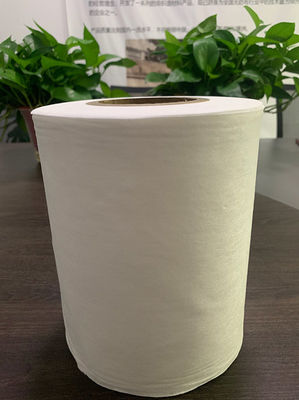 50g de witte Viscose en Polyester Niet-geweven Stof van Spunlace voor Katoenen Weefsel, Natte Stootkussens, veegt af
